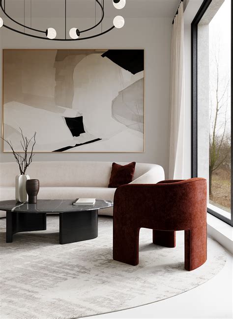 Minimalist Interiors Throught Lines And Neutral Tones