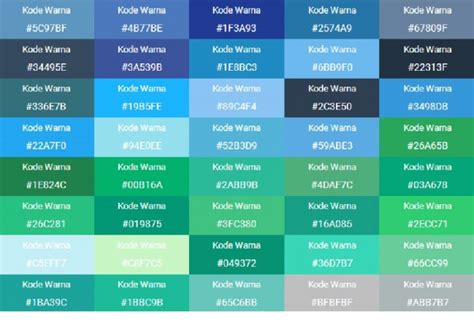 36 Jenis Warna Biru Dan Contohnya Paling Modern Dan Minimalis