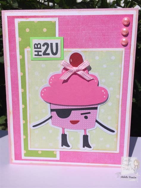 Michelles Cricut Fun Hb2u Sketch Challenge Cards Handmade Happy