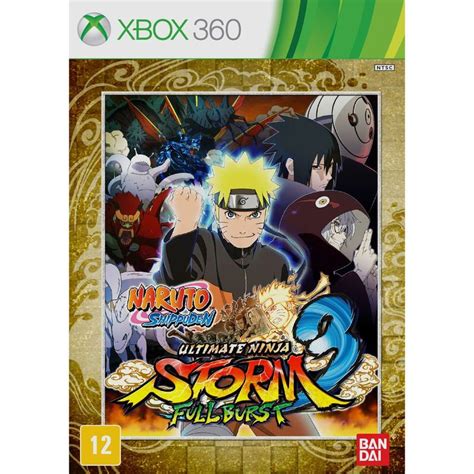 Jogo Naruto Shippuden Ultimate Ninja Storm 3 Full Burst Xbox 360