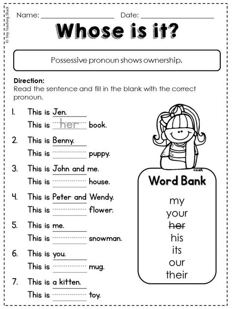 Free interactive exercises to practice online or download as pdf to print. 51 best Possessive Pronouns images on Pinterest | Teaching ...