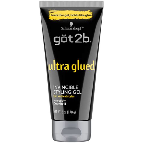 G T B Ultra Glued Invincible Styling Hair Gel Oz Walmart Com