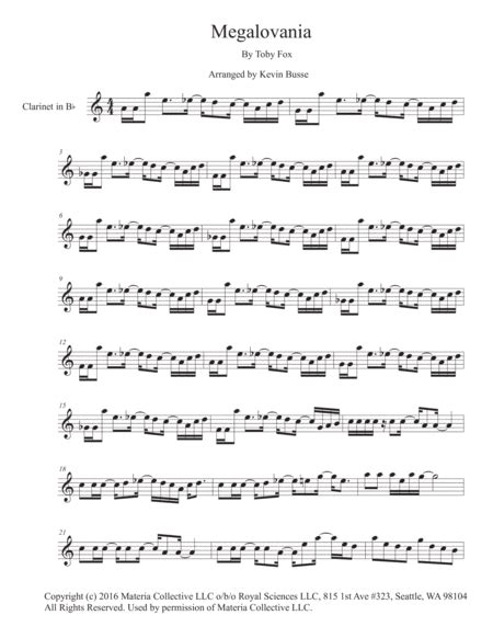 MEGALOVANIA From Undertale Arr Kevin Busse Sheet Music Toby Fox