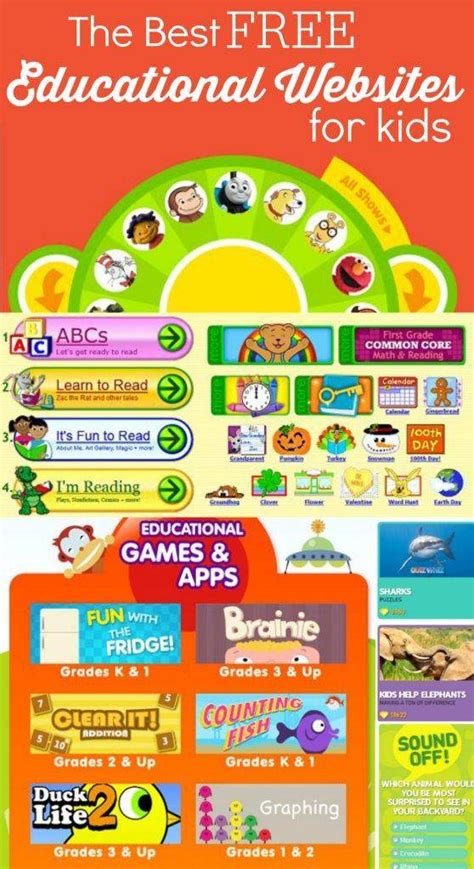The Best Free Educational Websites For Kids Educational Websites For