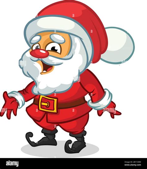 Christmas Cartoon Of Santa Claus Vector Illustration Stock Vector