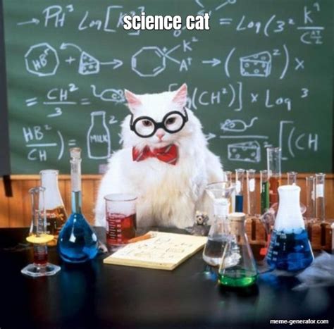 Science Cat Meme Generator