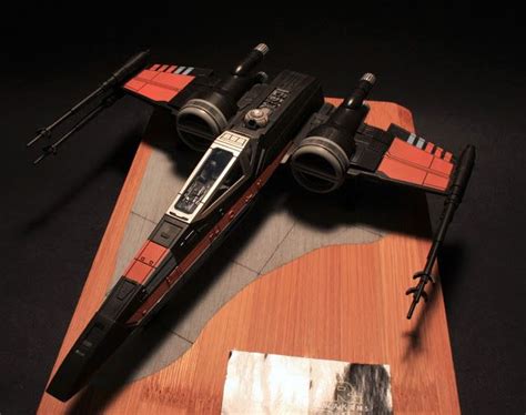 Black X Wing From The Upcoming Star Wars The Force Awakens Movie