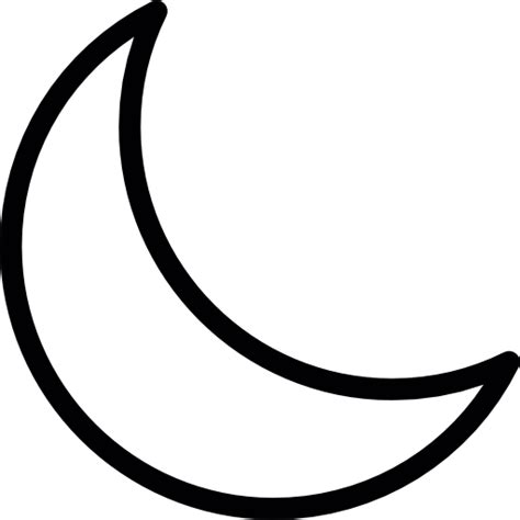 Crescent Moon Free Vector Icons Designed By Freepik Moon Coloring