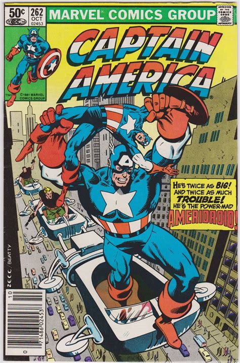 Captain America 262 Marvel Comics Vf 75 Captain America Comic