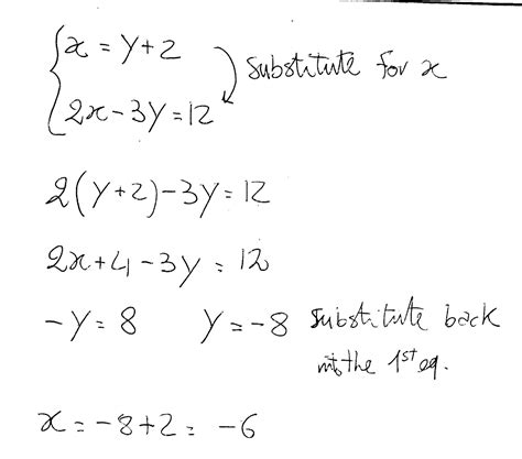 Often when solving linear equations we will need to work with an equation with fraction coeﬃcients. How do you find the solution of the system of equations x ...