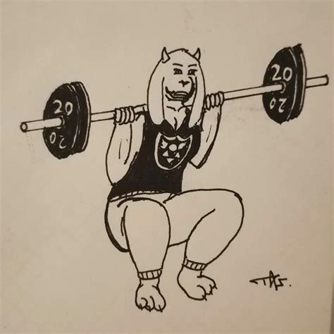 Toriel Goes To The Gym Day 1 By Tagpower On Deviantart