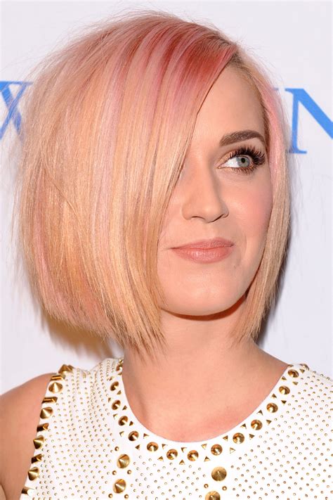 Katy perry wearing the new katy kat lip gloss in indigo cat. Katy Perry's 31 Best Hairstyles in Honor of Her 31st ...