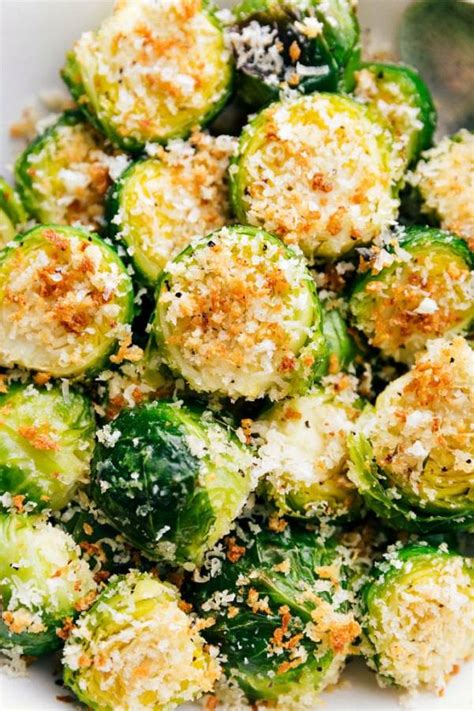 You can leave the fresh garlic cloves in big pieces, so the chopping is more streamlined. Roasted Brussel Sprouts - Trending Nova