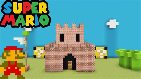 Minecraft Tutorial How To Make A Mario Castle Mario House Youtube