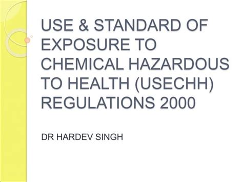 Occupational Safety And Health Act 1994 Act 514 Ppt
