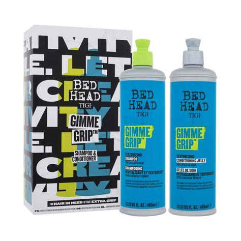 Tigi Bed Head Gimme Grip Duo Set Geschenkset Shampoo Bed Head Gimme Grip 400 Ml Conditioner
