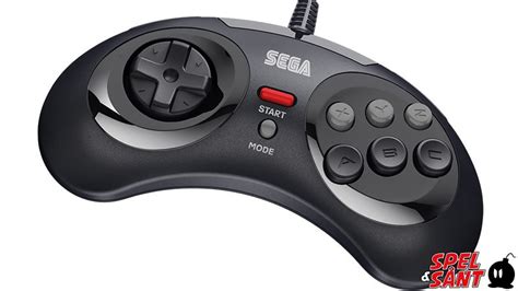 Retro Bit Sega Mega Drive 8 Button Usb Arcade Pad Black Spel And Sånt