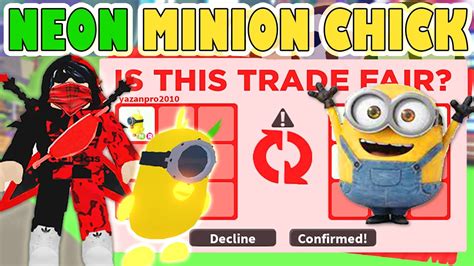 Huge Win 😱🔥 Trading First Neon Minion Chick Makingandwhat People Offer