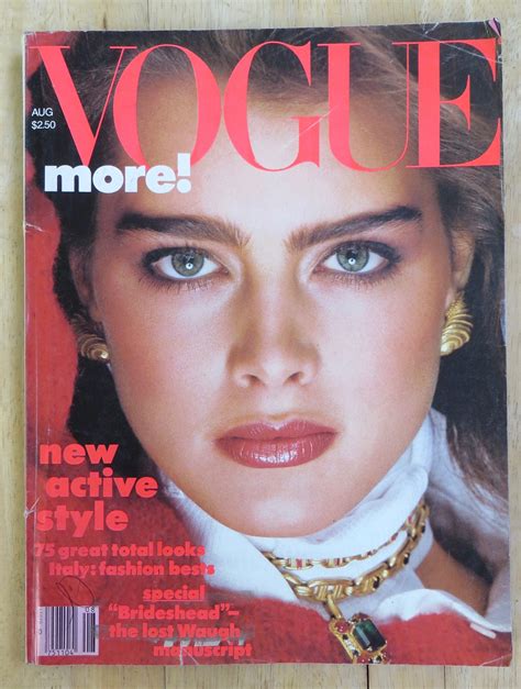 Brooke Shields Cover Of Vogue 1987 Popbuff