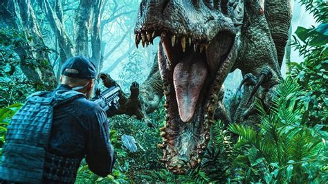 Hunting Indominus Rex Indominus Rex Camouflage Scene Jurassic World 2015 Movie Clip 4k Youtube