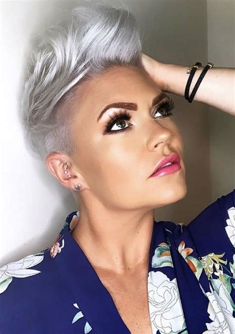 These hairstyles are highly adaptable and provide a lot of styling options, and at the same time, they. 56 Stylish Short Hair Style For Female-Short Pixie Haircut - Page 33 of 56 - Latest Fashion ...