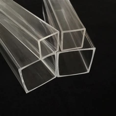 Acrylic Square Tube Hard Clear Rectangular Pipe Pmma Solid Transparent