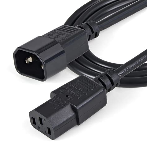 1m Pc Power Cord Extension C14 To C13 Computer Power Cables