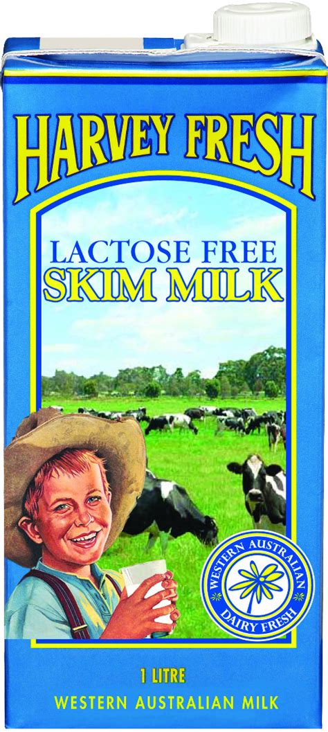 Uht Lactose Free Skim Milk Litre Harvey Fresh