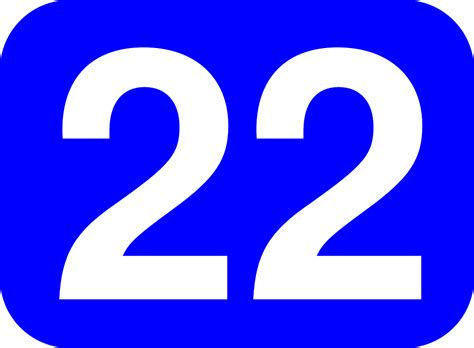 Download Number 22 Blue Royalty Free Vector Graphic Pixabay