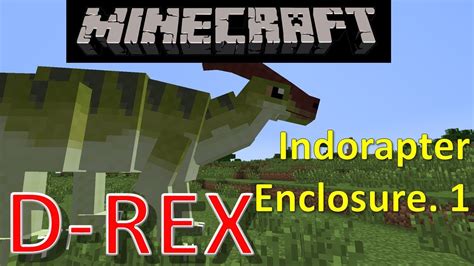 D Rex Minecraft How To Build A Parasaurolophus Enclosure Part