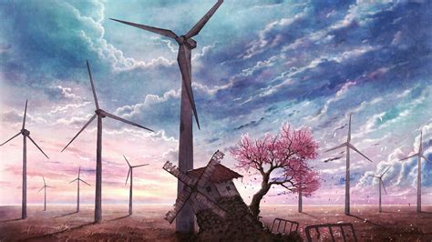 Windmill 1080p 2k 4k Hd Wallpapers Backgrounds Free Download