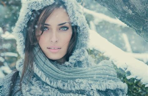 Winter Beauty Graphy Model Lady Abstract Hd Wallpaper Peakpx