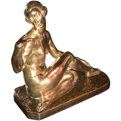 Balancing Act Ii An Art Deco Bronze Sculpture By Marcel Bouraine For Sale At 1stdibs