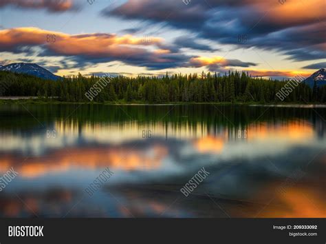 Scenic Sunset Over Image And Photo Free Trial Bigstock