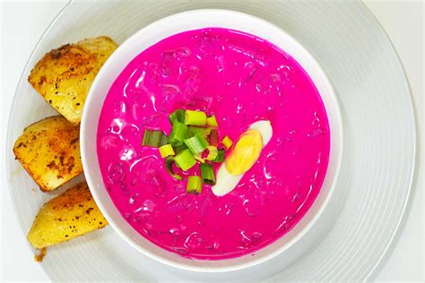 Cold Beet Soup Recipe Lithuanian Altibar Iai Nomad Paradise