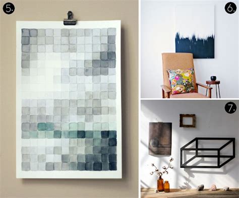 Roundup 10 More Affordable Diy Modern Wall Art Projects