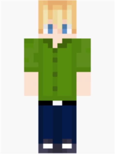 Tubbos Mcyt Minecraft Skin Sticker For Sale By Jaypegdesigns Redbubble