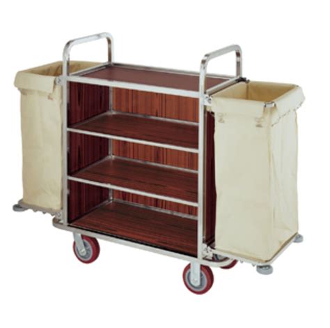 Hotel Stainless Steel Housekeeping Cart Maid′s Cart Linen Trolley Fw 06 Buy Hotel Trolley