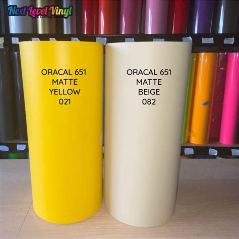 Oracal 651 Matte Next Level Vinyl And Crafting Blanks