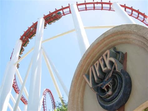 Viper Roller Coaster Photos Six Flags Magic Mountain