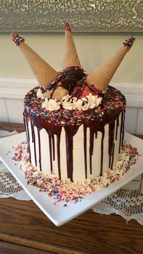 Ice Cream Cone Birthday Cake Cakecentral Com