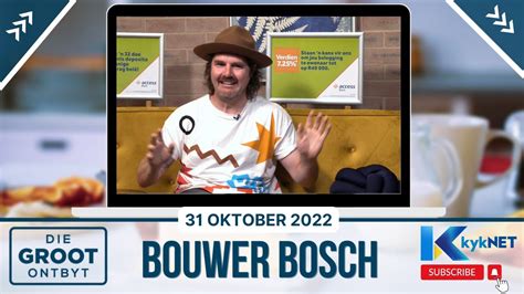 Bouwer Bosch Oor Sy Jongste Album 31 Oktober 2022 Youtube