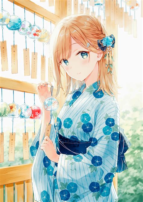 Anime Girl Yukata Wallpapers Top Free Anime Girl Yukata Backgrounds