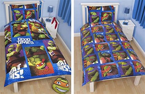 Nickelodeon Teenage Mutant Ninja Turtles Reversible Duvet Single Bed