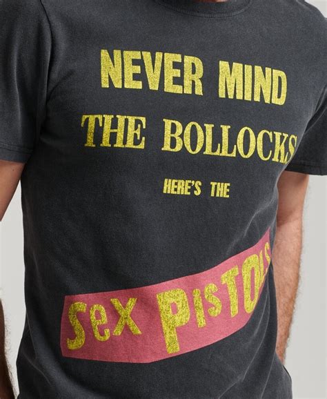 Sex Pistols Limited Edition Band T Shirt Black Superdry