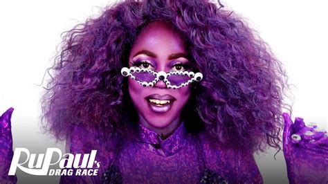 Ra’jah O’hara’s Purple Drag Tots Look Ruvealing The Look Rupaul S Drag Race As6 Youtube