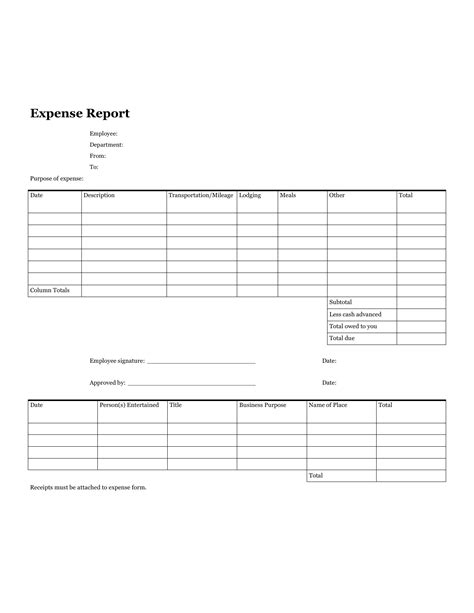 Pdf Printable Expense Report Printable Word Searches