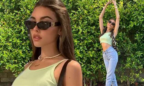 Madison Beer Flaunts Her Midriff In Crop Top As She Continues Her