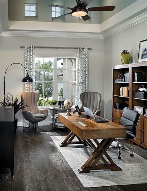 Extraordinary Small Home Office Design Ideas With Traditional Themes 17
