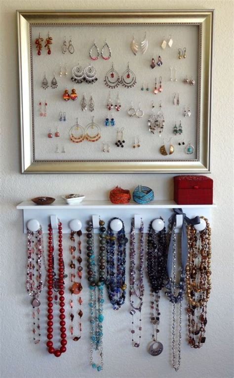 Fancy Design Jewelry Organizer Wall Display Ideas 31 Creative